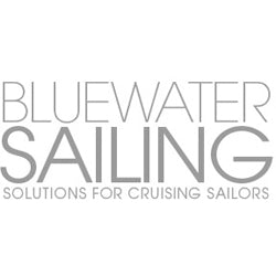 Bluewater Sailing Magazine logo, highlighting articles by The Boat Galley team on offshore sailing.