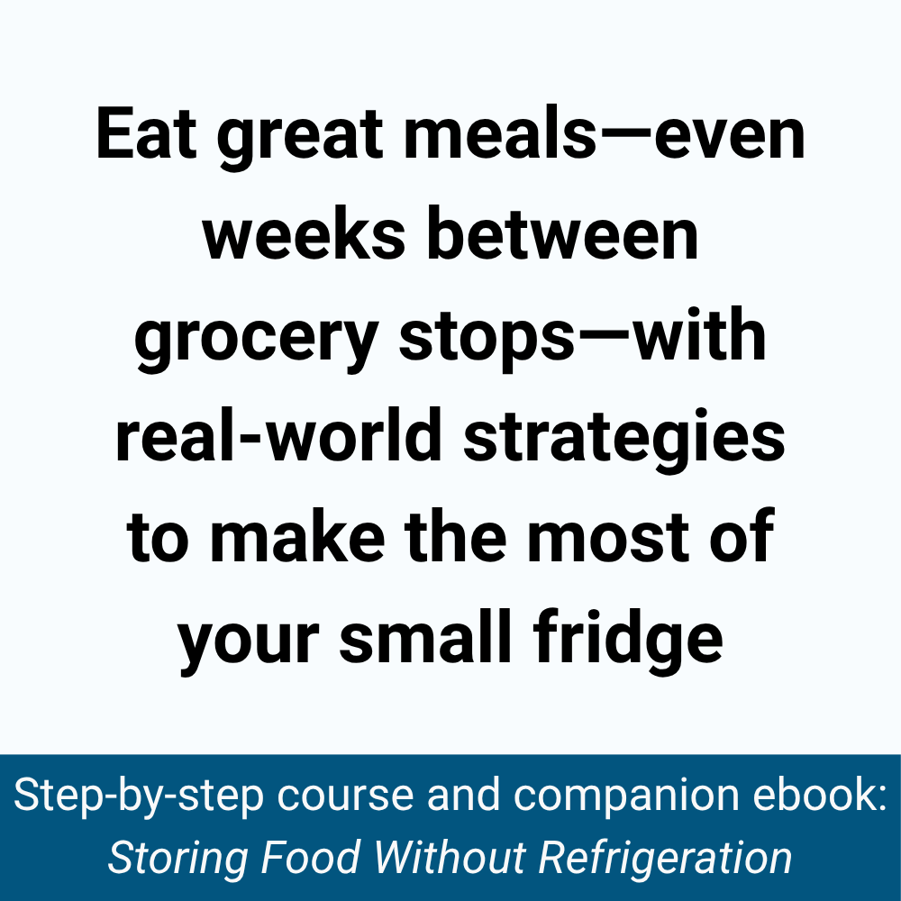 Eating Well With A Tiny Fridge