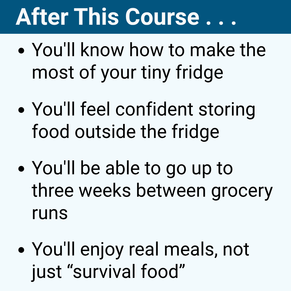 Eating Well With A Tiny Fridge