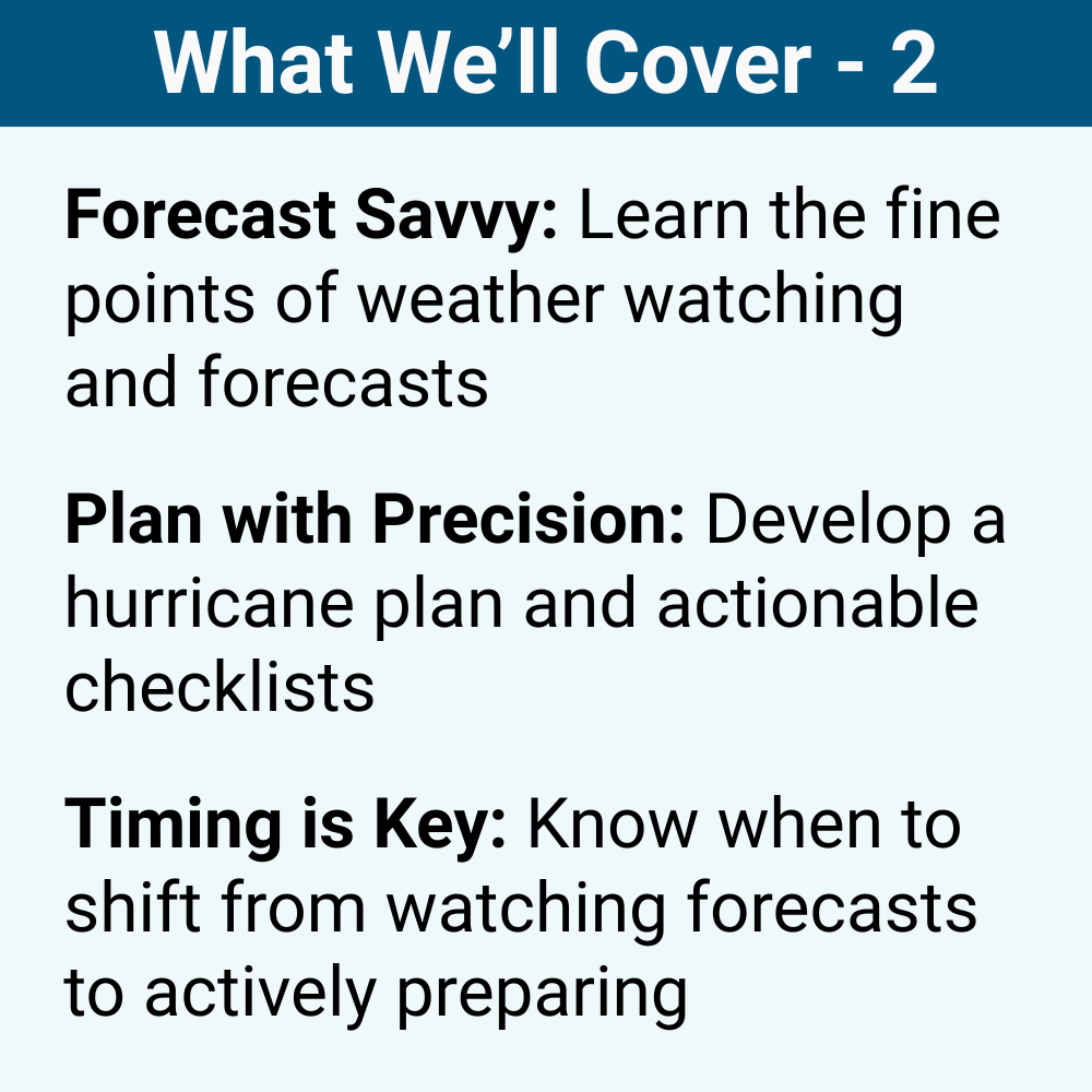 Comprehensive Hurricane Prep for Boaters