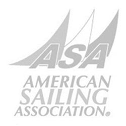 American Sailing Association logo, highlighting seminars led by The Boat Galley team for sailors.