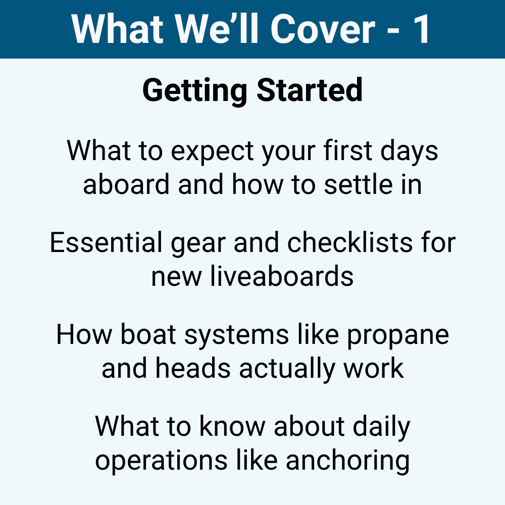 The Basics of Living on a Boat