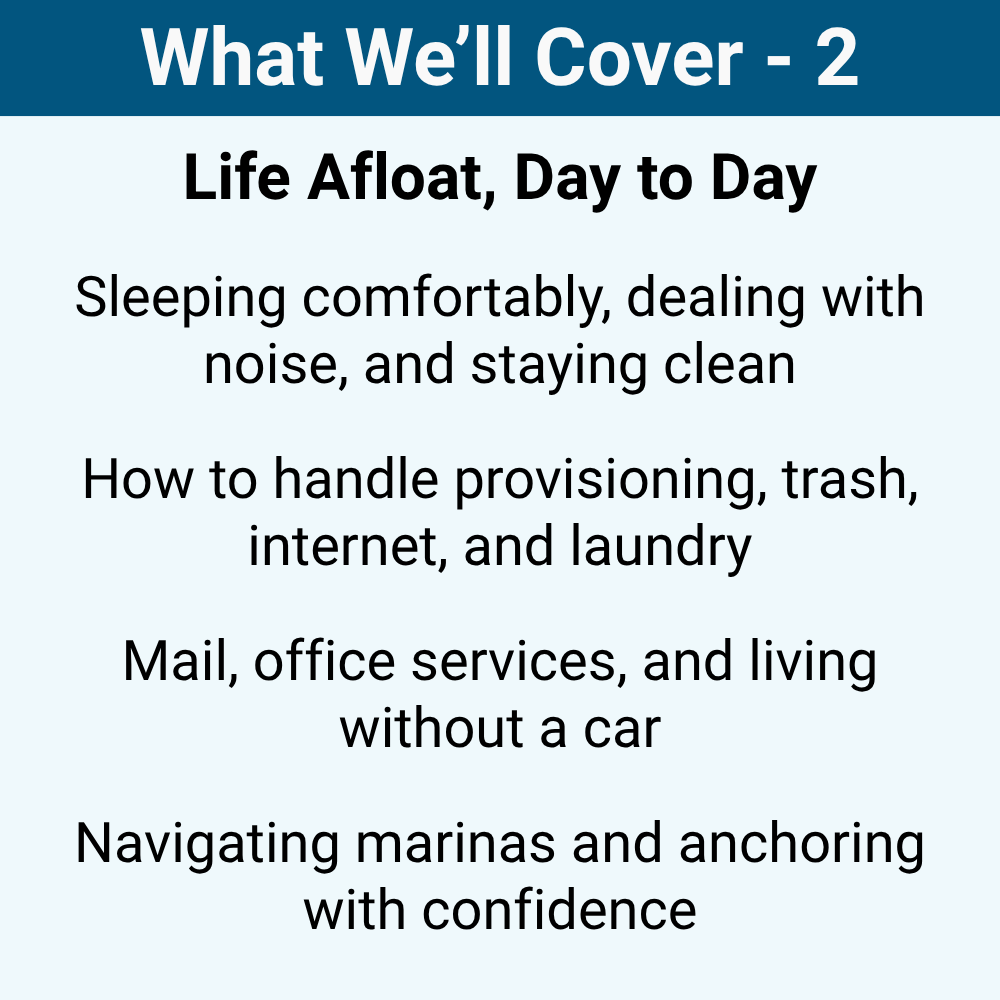 The Basics of Living on a Boat