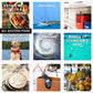The All-Access Pass by The Boat Galley includes a 3x3 grid with diverse lifestyle images: small fridge meals, living in the Bahamas, storage hacks, cruising with dogs, hurricane prep strategies, boat living tips, budget cruising advice, VHF radio use, and provisioning your boat.