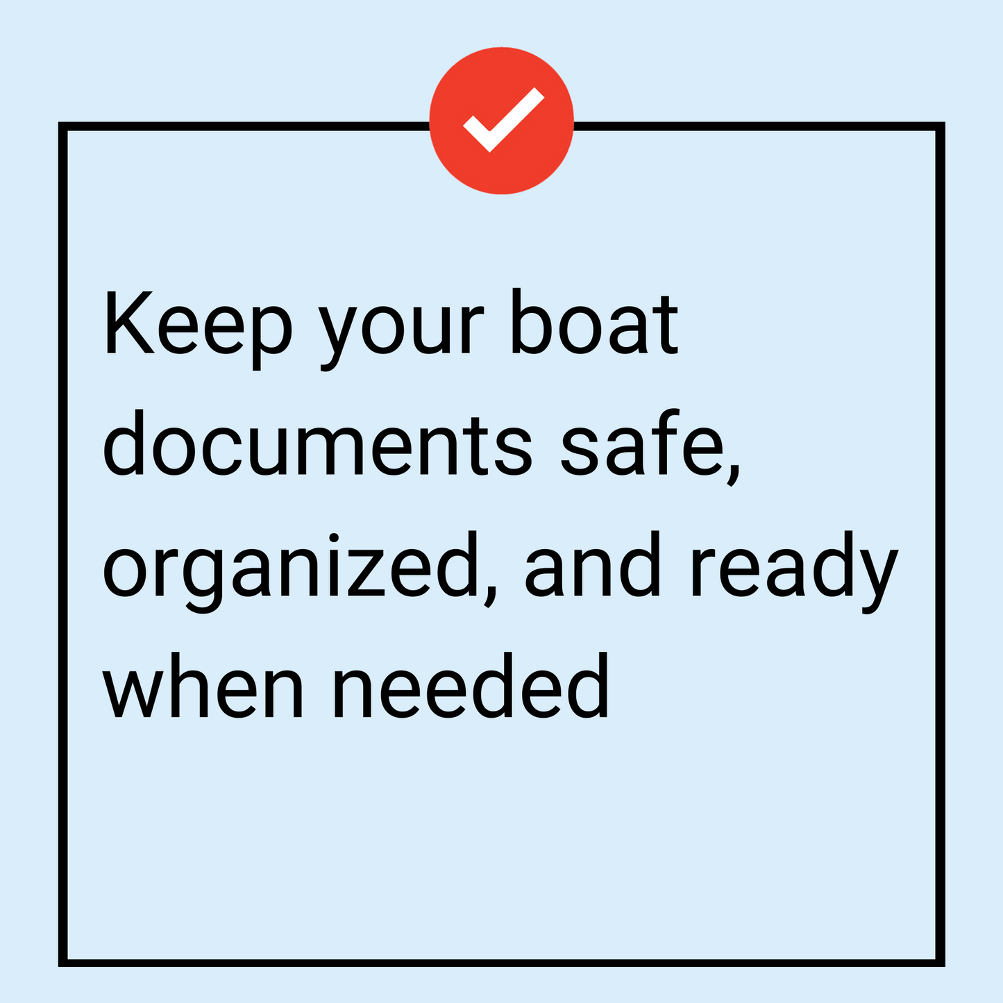 Boat Documents Organizer