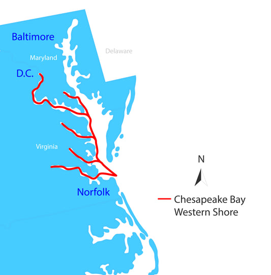 Chesapeake West Quick Reference Cruising Guide
