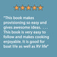 5-star review for The Boat Galley Cookbook: "This book makes provisioning so easy and gives awasome ideas. . . . This book is very easy to follow and makes cooking enjoyable. It is good for boat life as well as RV life"