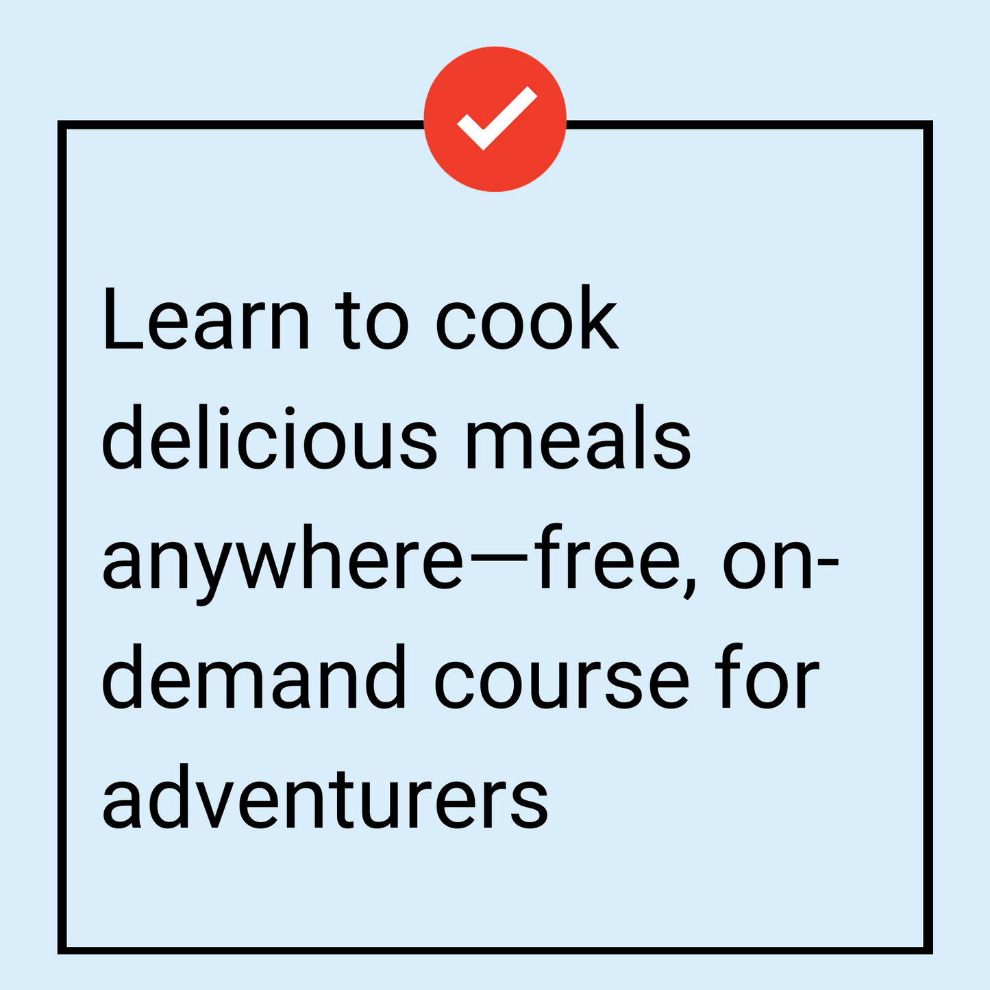 Cooking for Adventures