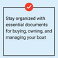 Tile image for Part 1 of free essential documents, helping boat owners and buyers organize critical boat records.
