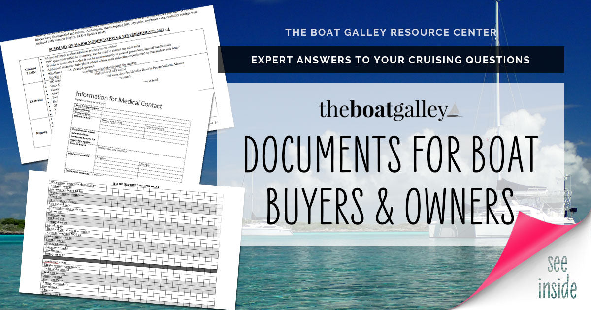 Free Checklists and Documents for Boat Owners