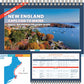 The Boat Galley’s New England Cruising Guide (April 2026) cover shows a coastal aerial view, coverage map, and a boaters’ quick reference table with anchorages, moorings, and navigation info.