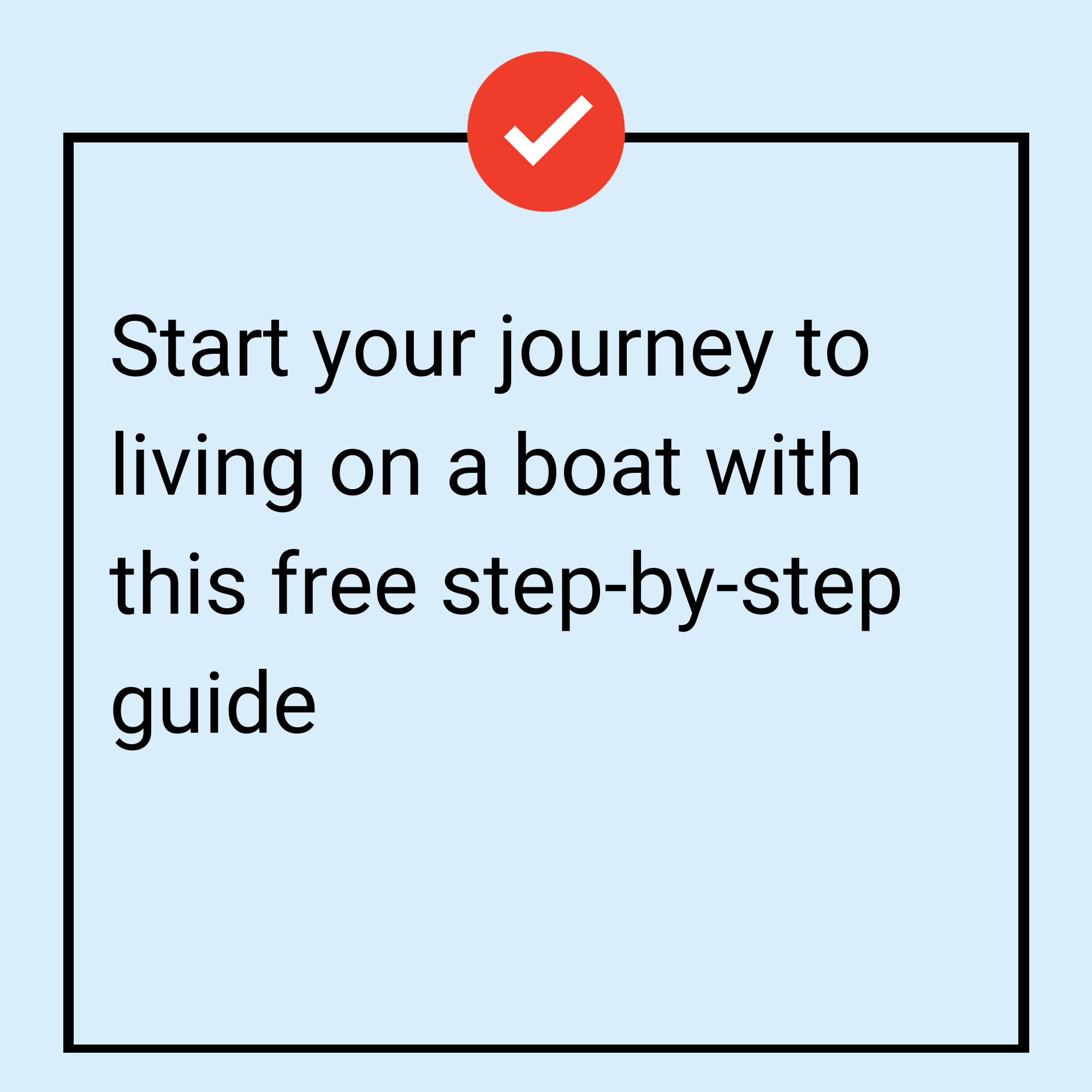 Tile image for the free Prepare to Cruise mini-course, guiding boaters through essential steps for starting their cruising life.