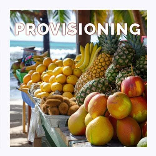 Provisioning, Meal Planning, and Food Storage Course: Learn how to efficiently plan, shop, and store food aboard for great meals on your cruising adventures.