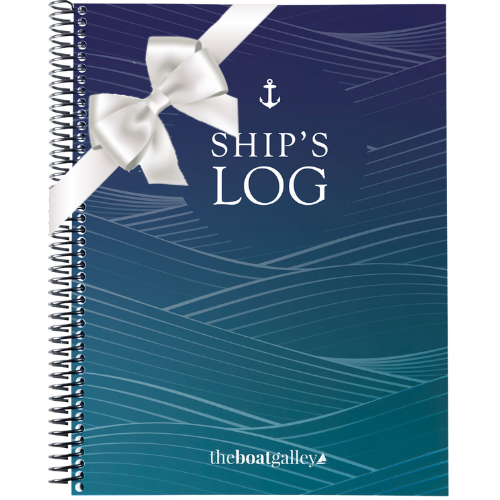 Front cover of The Boat Galley Ship’s Log: A Captain’s Log for Boat Trips and Maintenance