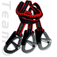 TeamO Kru Triple Hook Safety Tether