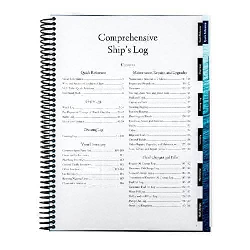 Ship's Log: 5 Logs in 1 Book sample page