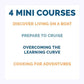 List of 4 free mini-courses included in All Access Pass