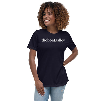 Women's Cotton Relaxed Fit Logo T-shirt